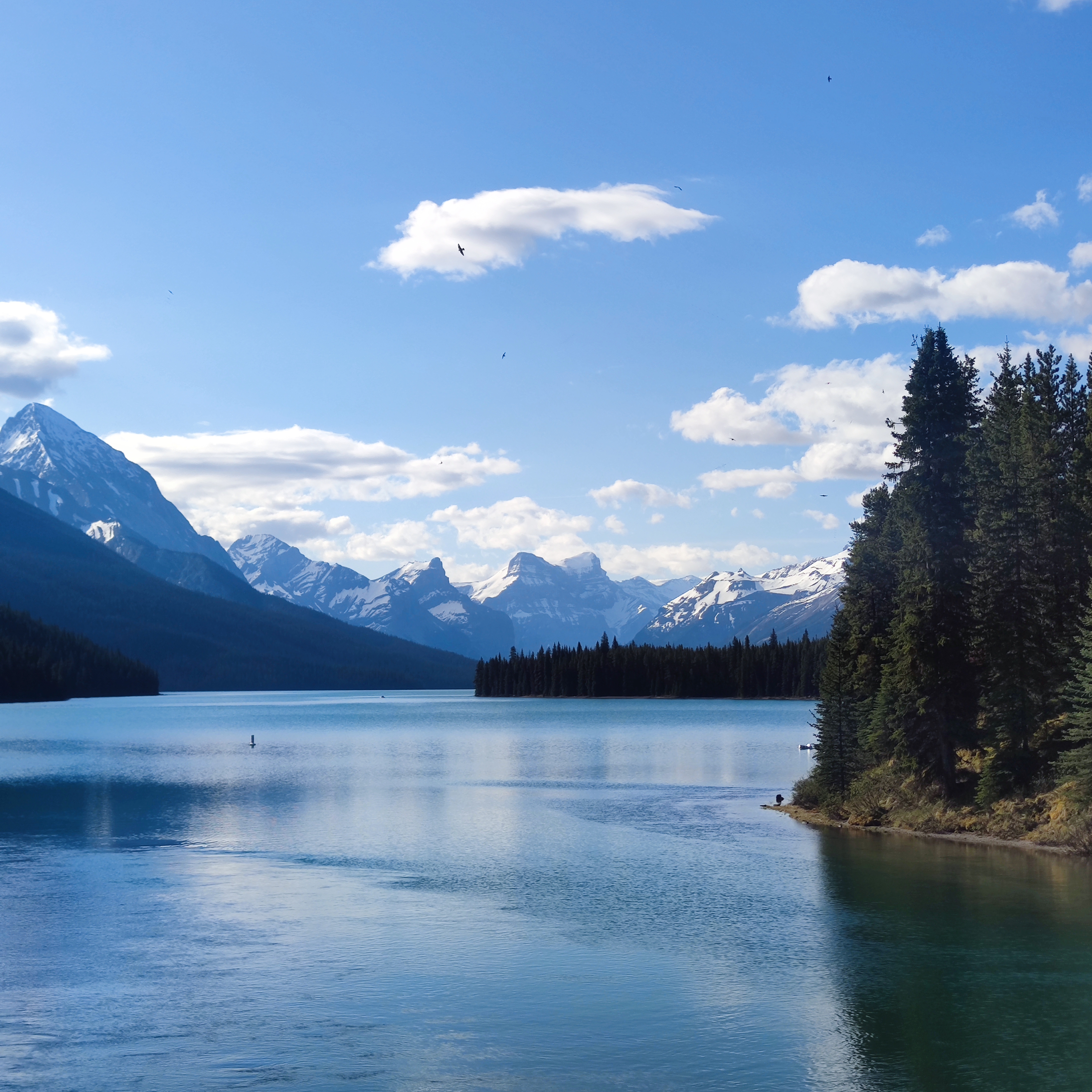 Lago cristallino al Jasper National Park