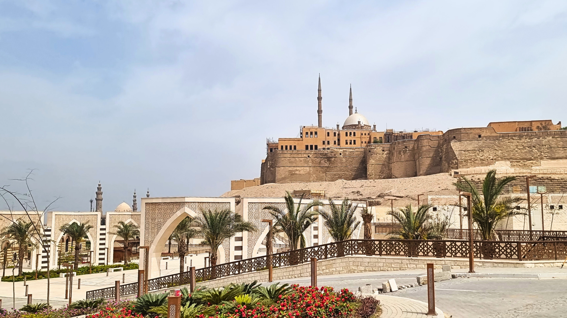La splendida struttura architettonica della Cittadella di Saladino al Cairo