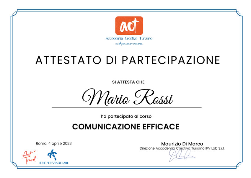 Scopri il corso di alta speccializzazione per TRAVEL DESIGN