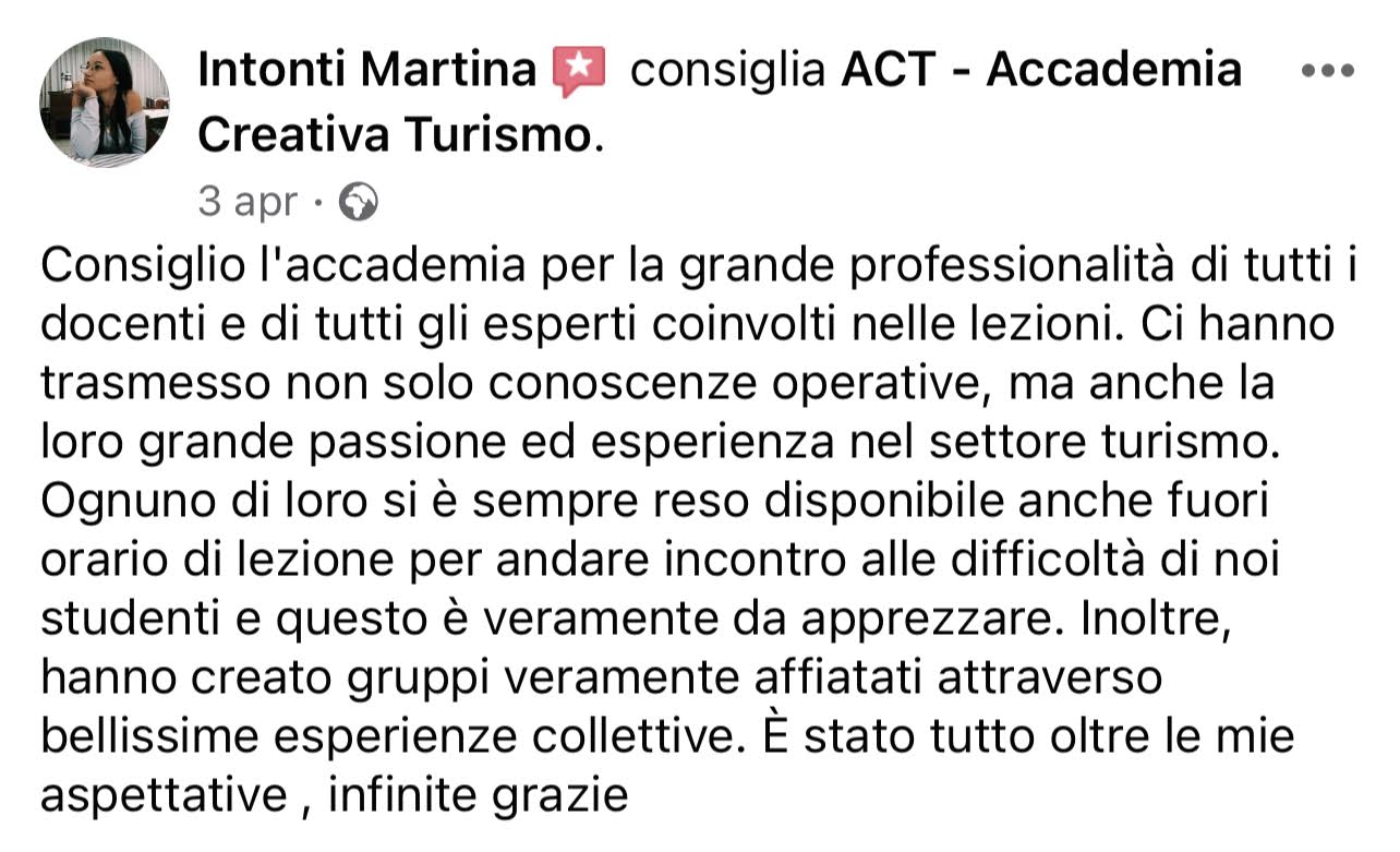 Recensioni ACT