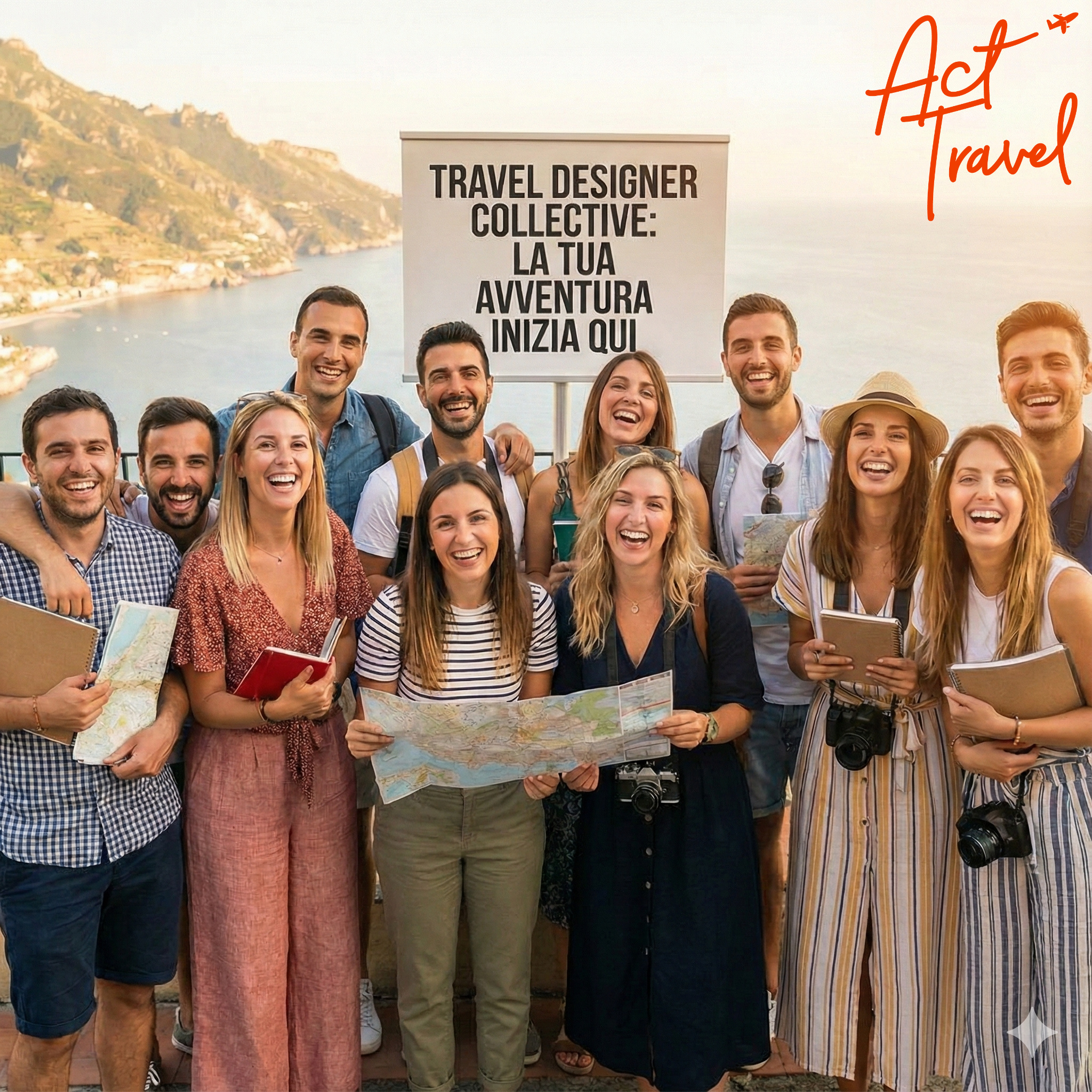 Travel Designer al lavoro in montagna