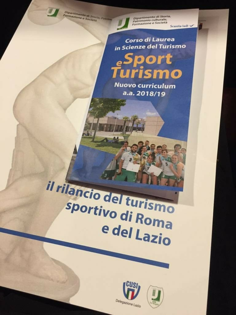 L'Università per il rilancio del turismo sportivo di Roma e del Lazio.